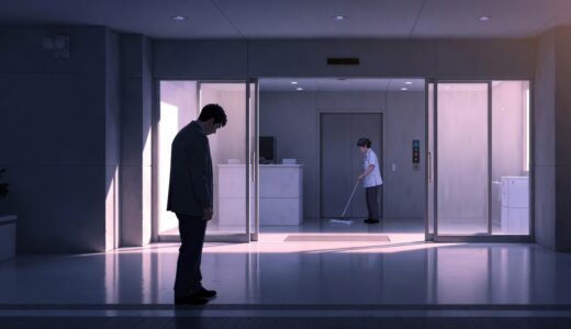 毎朝会釈する清掃員がいなくなった